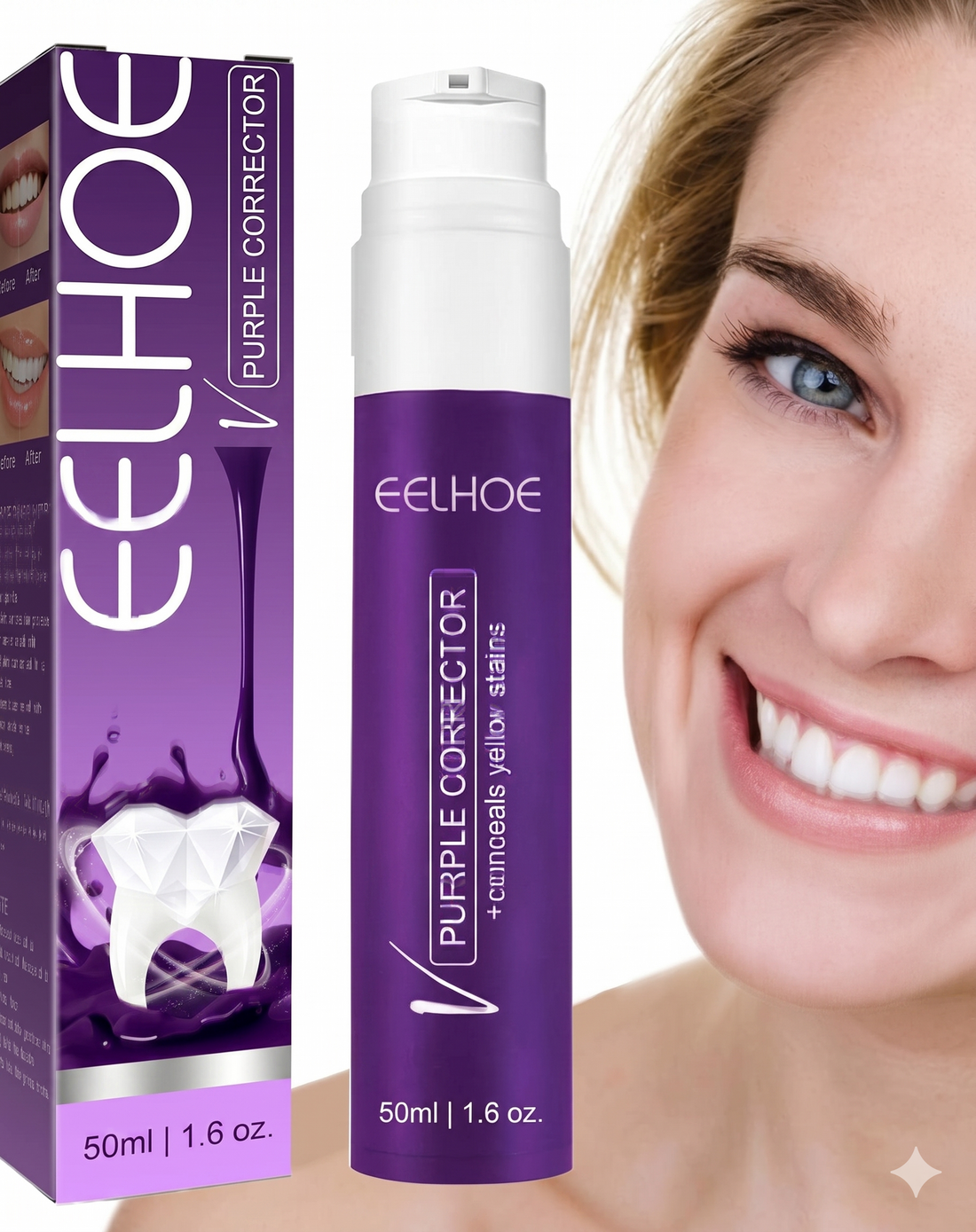 Purple Whitening Tooth Paste