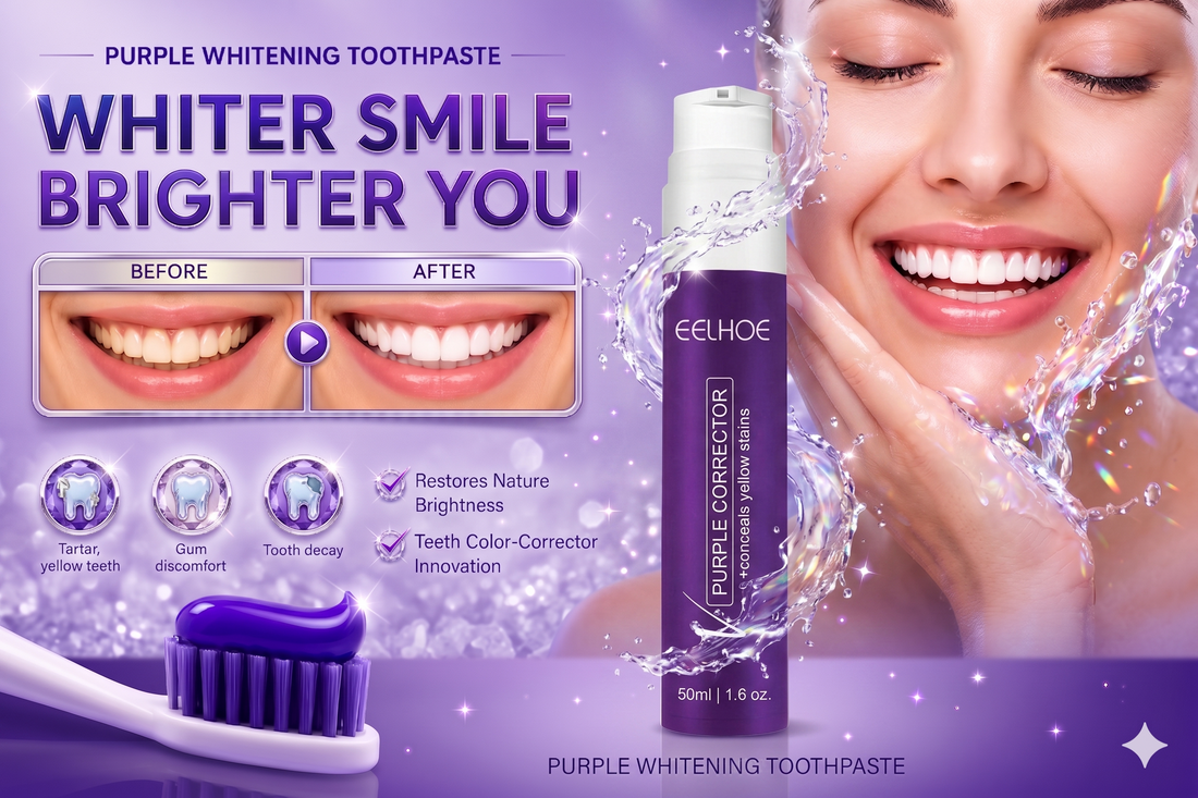 Purple Whitening Tooth Paste
