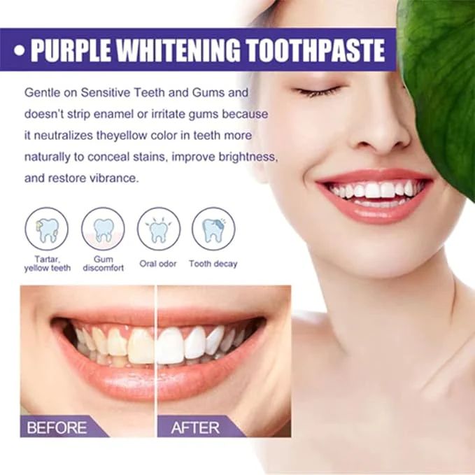 Purple Whitening Tooth Paste