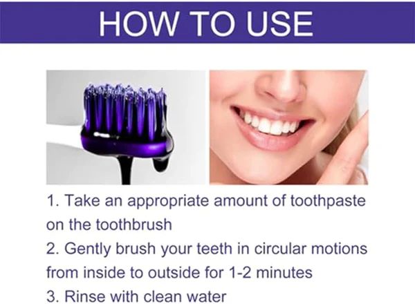 Purple Whitening Tooth Paste