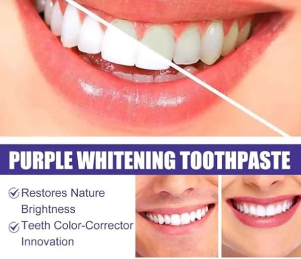 Purple Whitening Tooth Paste